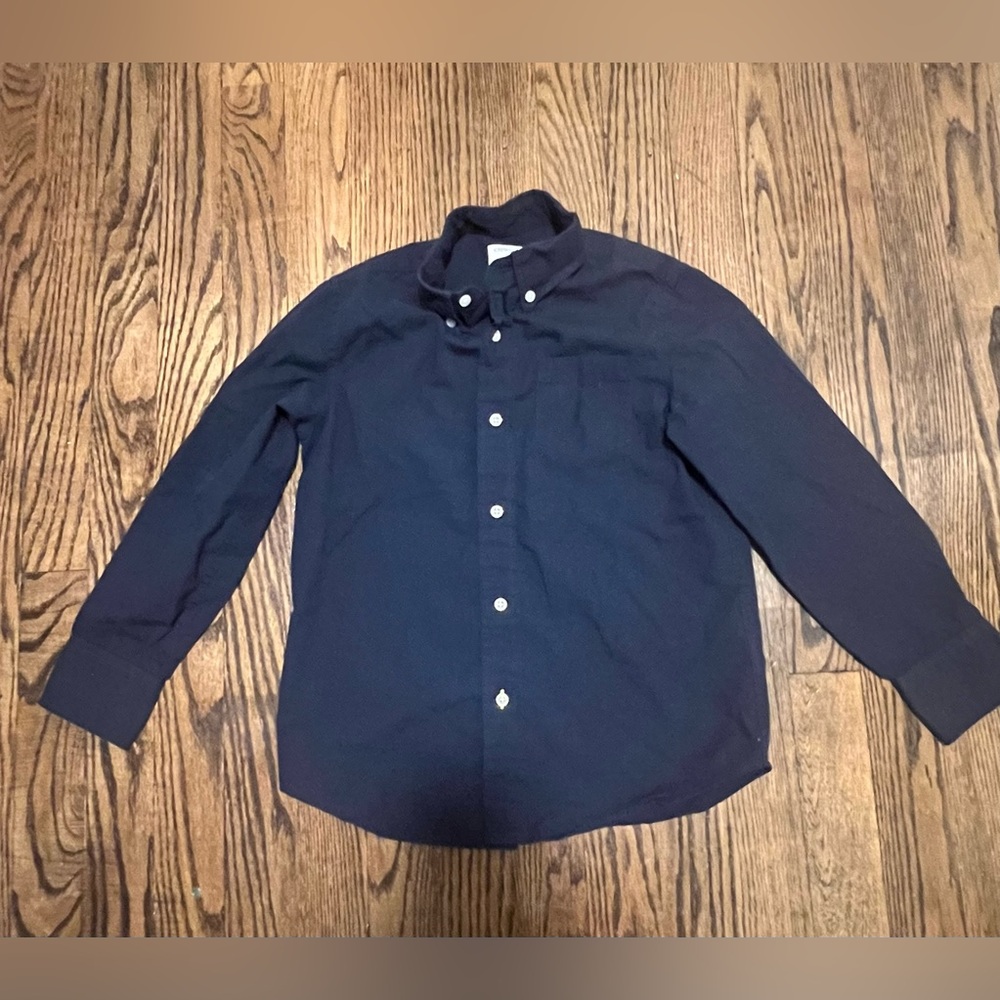 Crewcuts Dark Blue Casual Button-Down Shirt